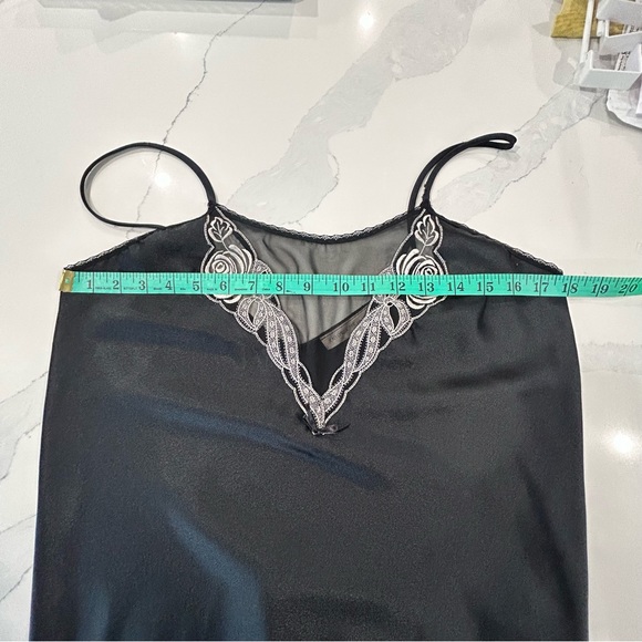 Vintage Jean Christophe Satin Nightgown - Picture 10 of 12